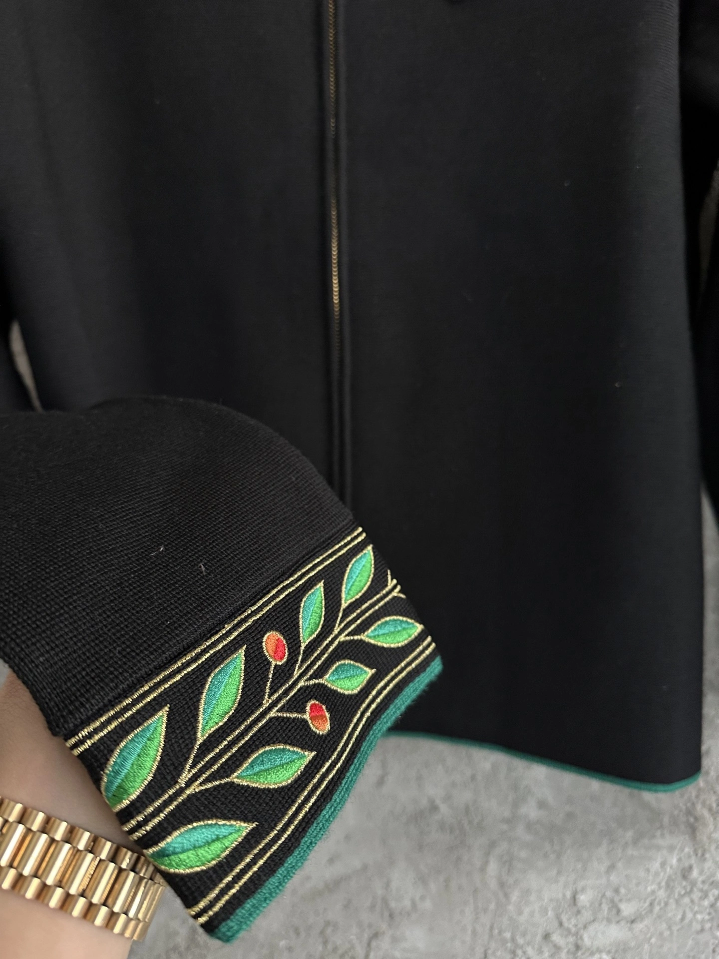 wg.luxury- 31s1281931 embroidery wool oversize item:E-F409F1053